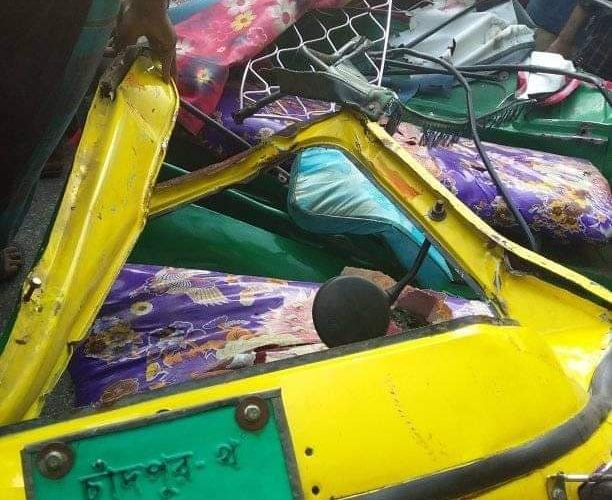 বিয়ের দাওয়াত খেয়ে ফেরার পথে ফরিদগঞ্জে চাঁদপুরে সড়ক দুর্ঘটনা নিহত ১ ॥ আহত ৩